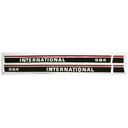 Aftermarket S67756 Decal  Fits Case IH IH 584 Fits Case IH S.67756-SPX